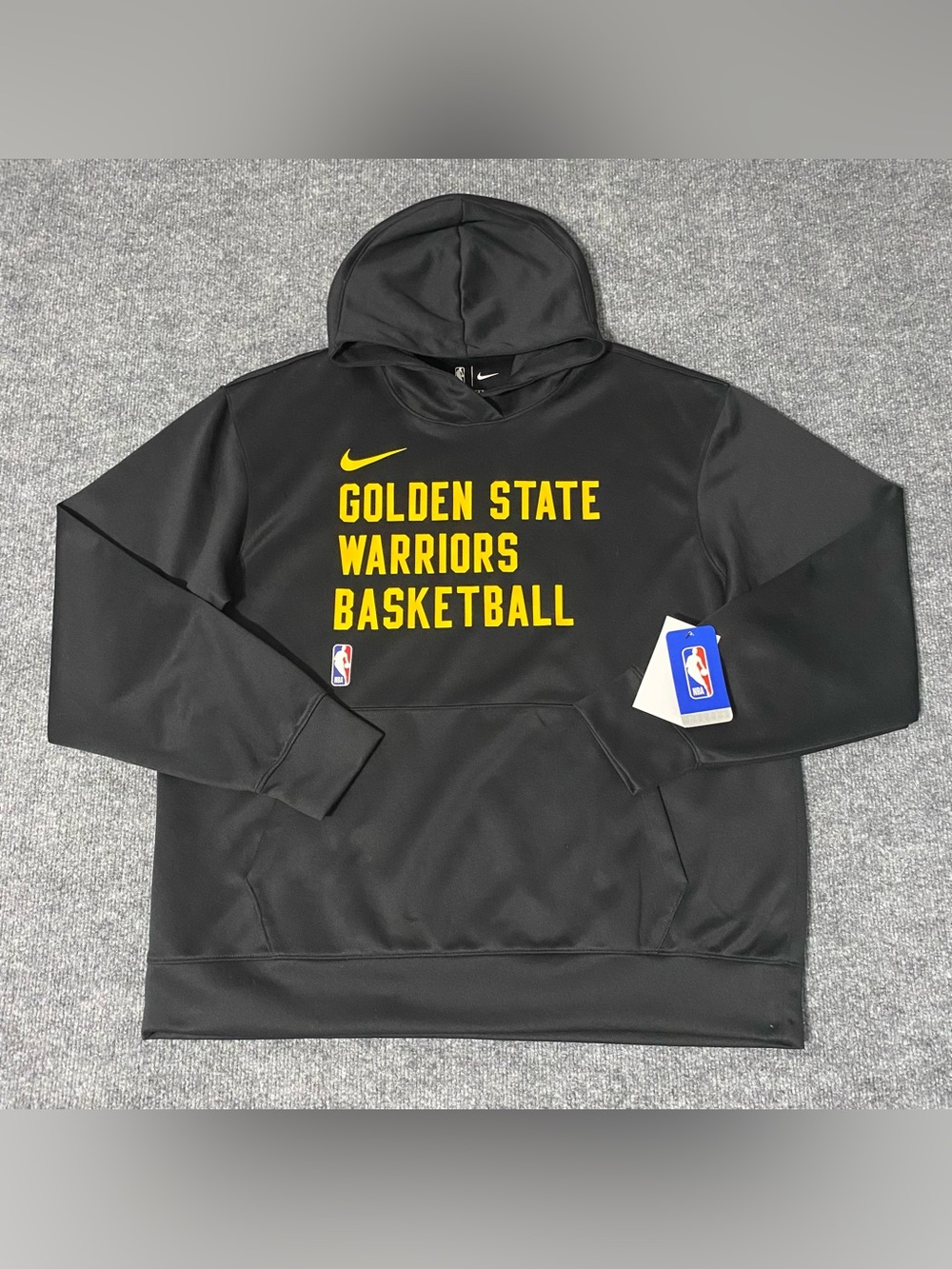 Nike On Court Golden State Warriors Spotlight Mens Large Pullover Hoodie NWT